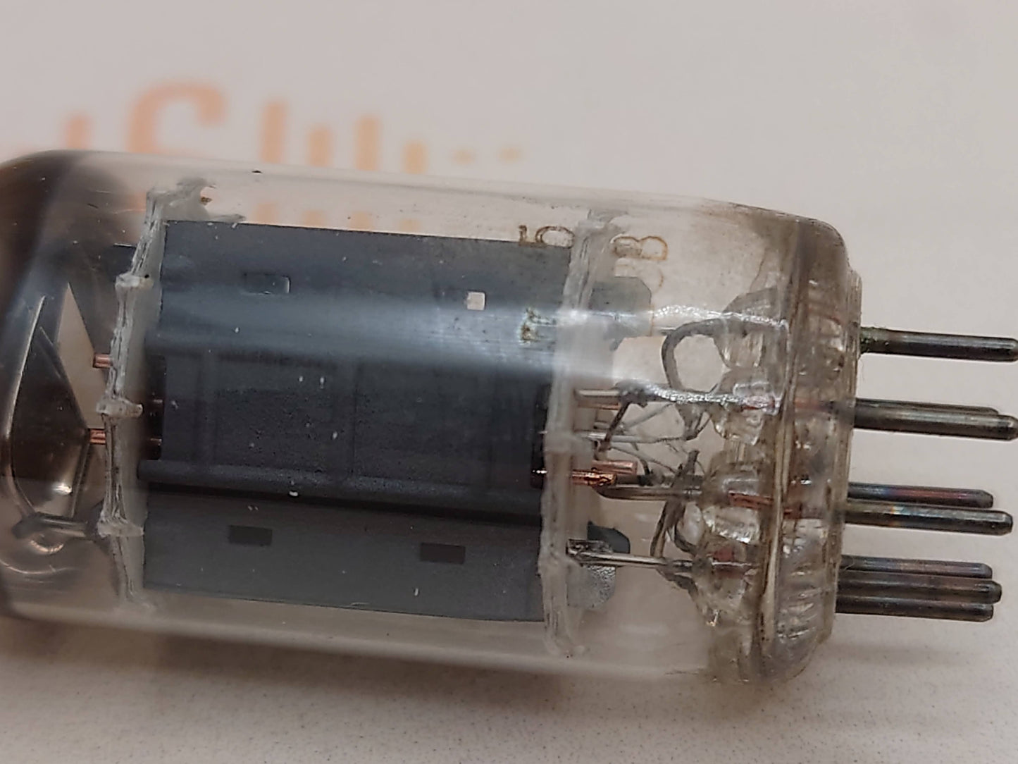 Philips ECC83 12AX7 长板箔 D 吸气剂 mC5 - Heerlen 