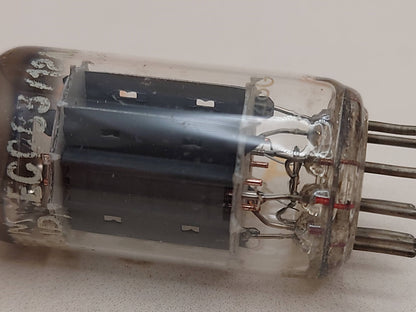 Amperex ECC83 长板箔 D 型吸气剂匹配对 - Holland '57 mC5 ⊿7J