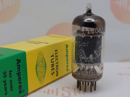 Amperex ECC83 长板箔 D 型吸气剂匹配对 - Holland '57 mC5 ⊿7J