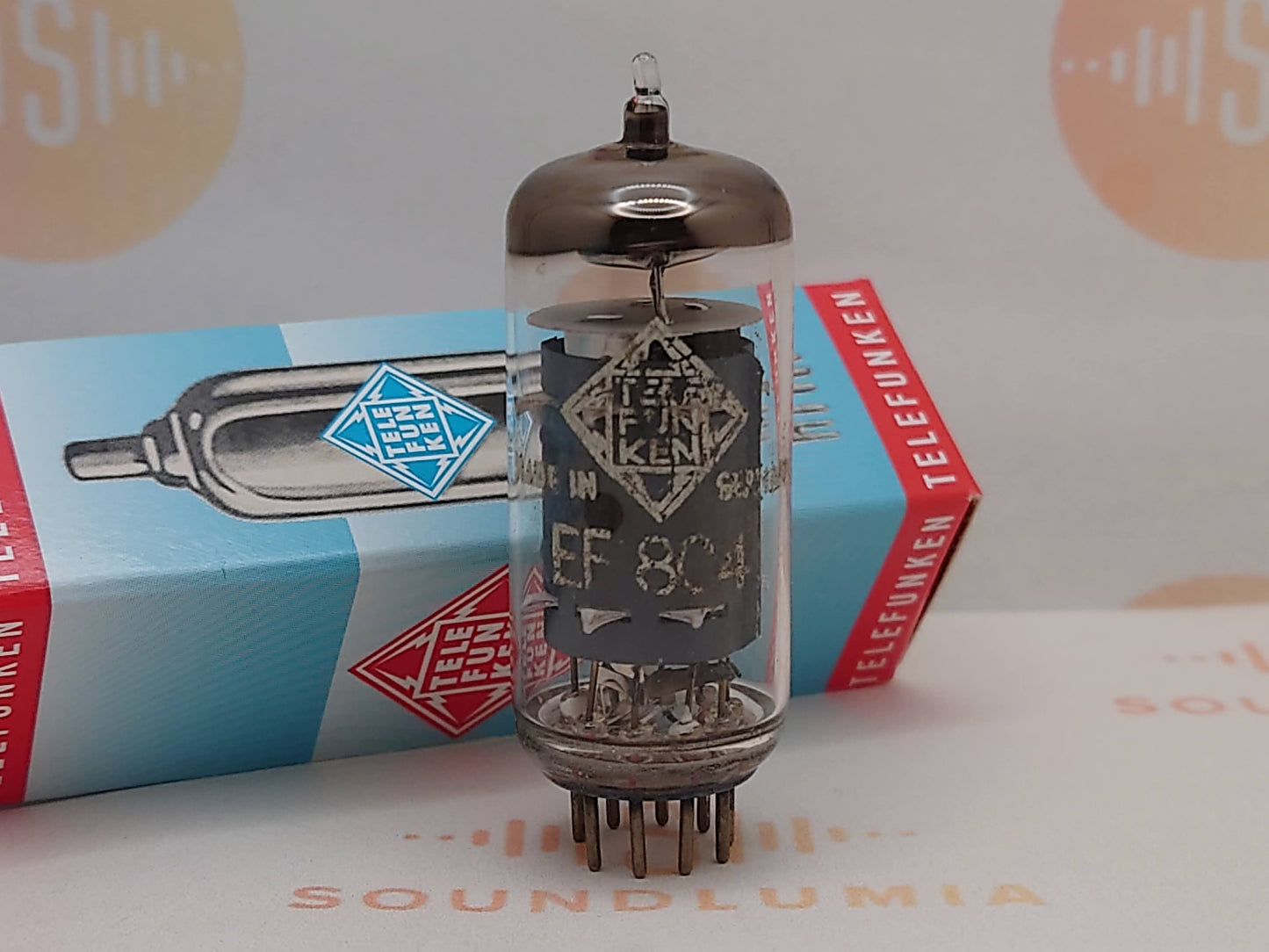 Telefunken EF804 Gray Plates O-getter ◇ Bottom