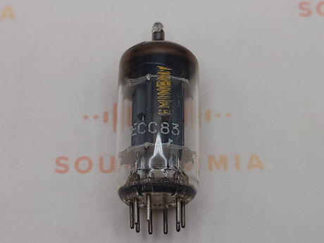 Siemens ECC83 12AX7 vacuum tube with O-Getter and Long Plates, image 16