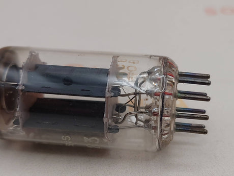 Siemens ECC83 12AX7 vacuum tube with O-Getter and Long Plates, image 26