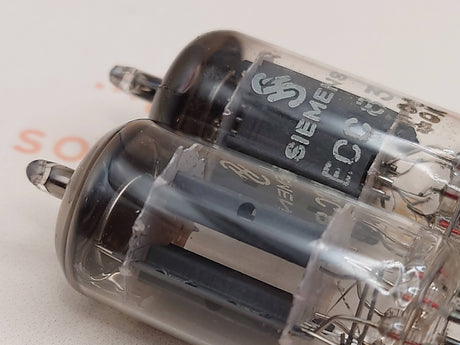 Siemens ECC83 12AX7 vacuum tube with O-Getter and Long Plates, image 28
