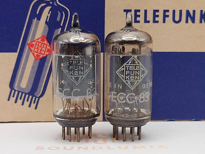 Telefunken ECC83 12AX7 Plaques lisses Berlin