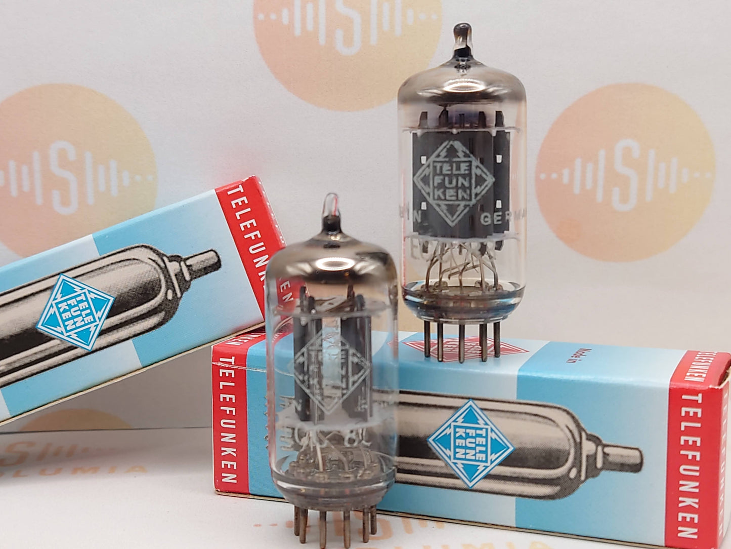 德律风根 ECC83 12AX7 光滑板 柏林