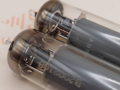 Telefunken EL84 6BQ5 O-getter Matched Pair ◇ Bottom - Berlin '62/'63 - Near NOS
