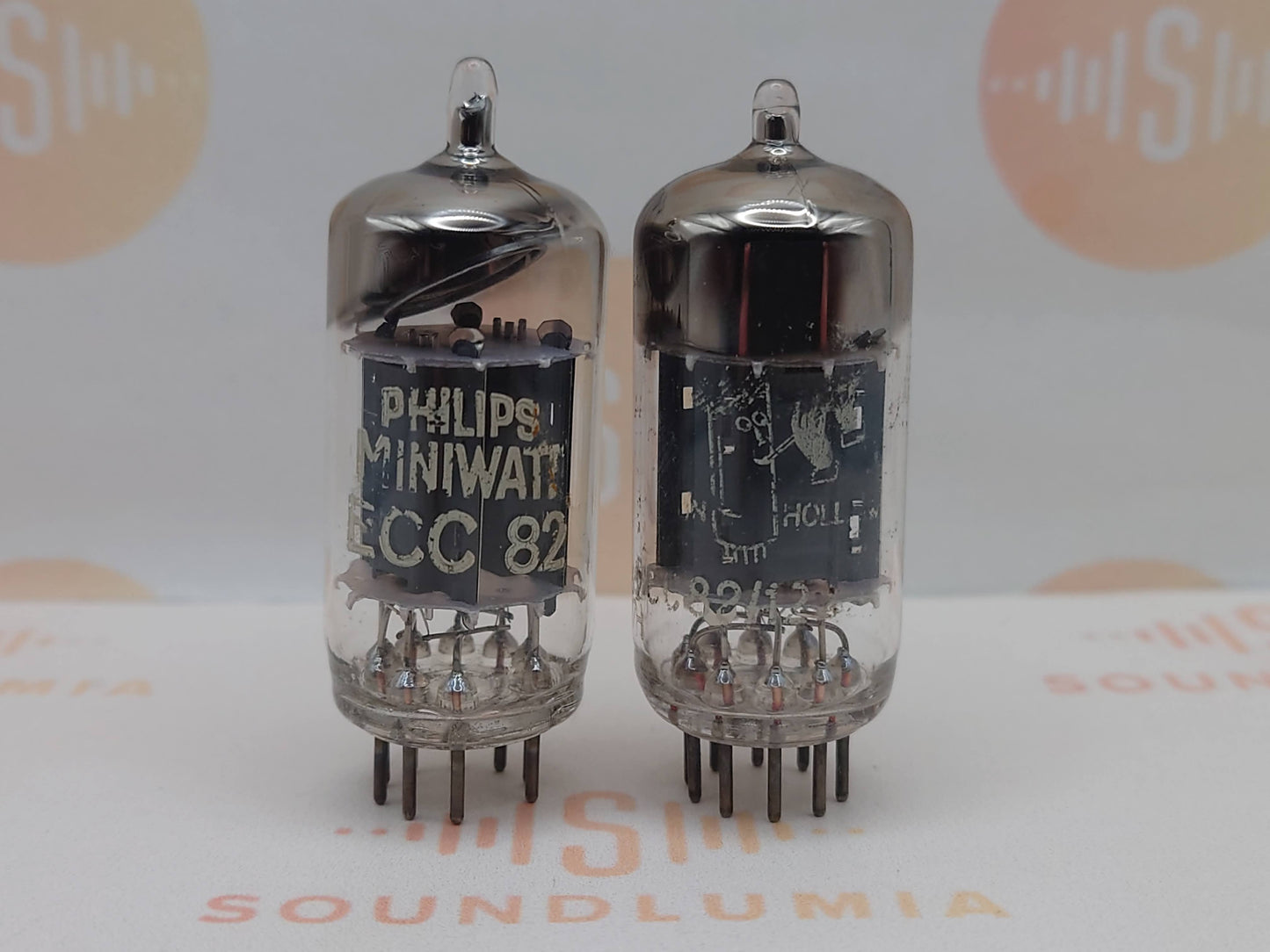 Valvo ECC82 12AU7 Long Plates 30° Hamburg