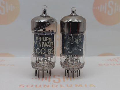 Valvo ECC82 12AU7 Long Plates 30° Hamburg