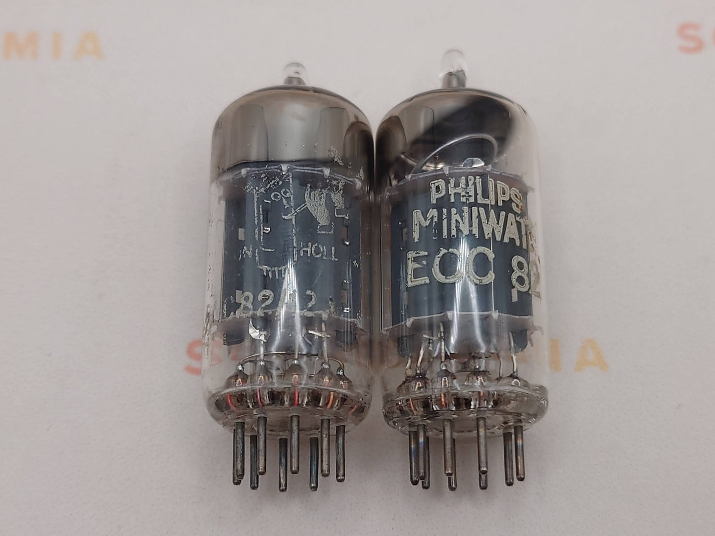 Valvo ECC82 12AU7 Long Plates 30° Hamburg