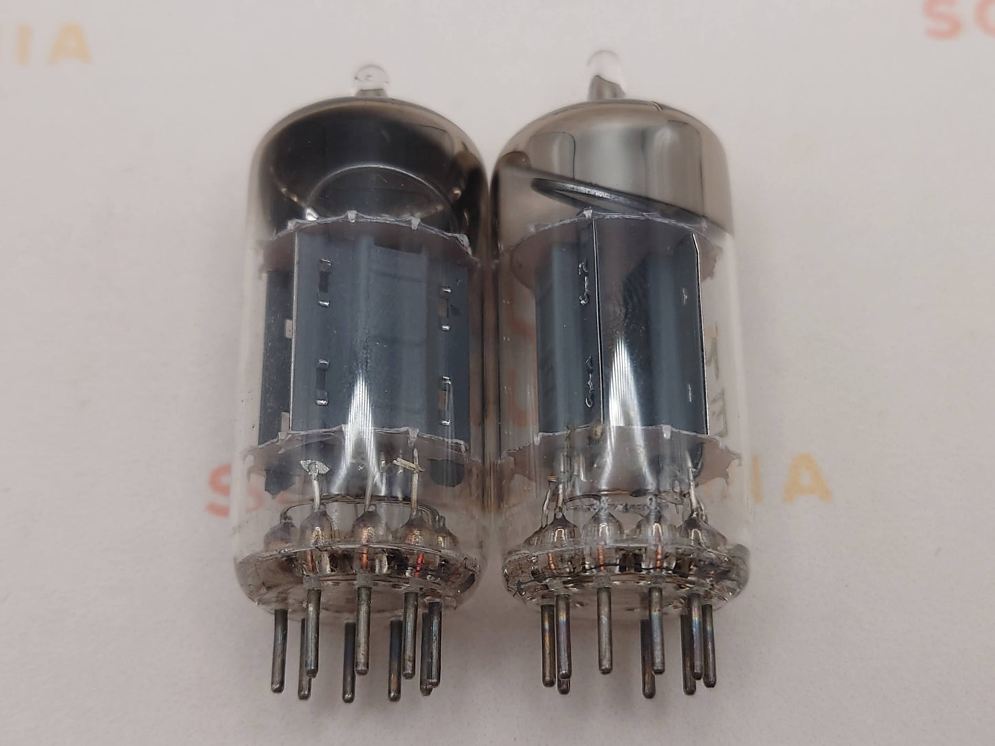 Valvo ECC82 12AU7 Long Plates 30° Hamburg