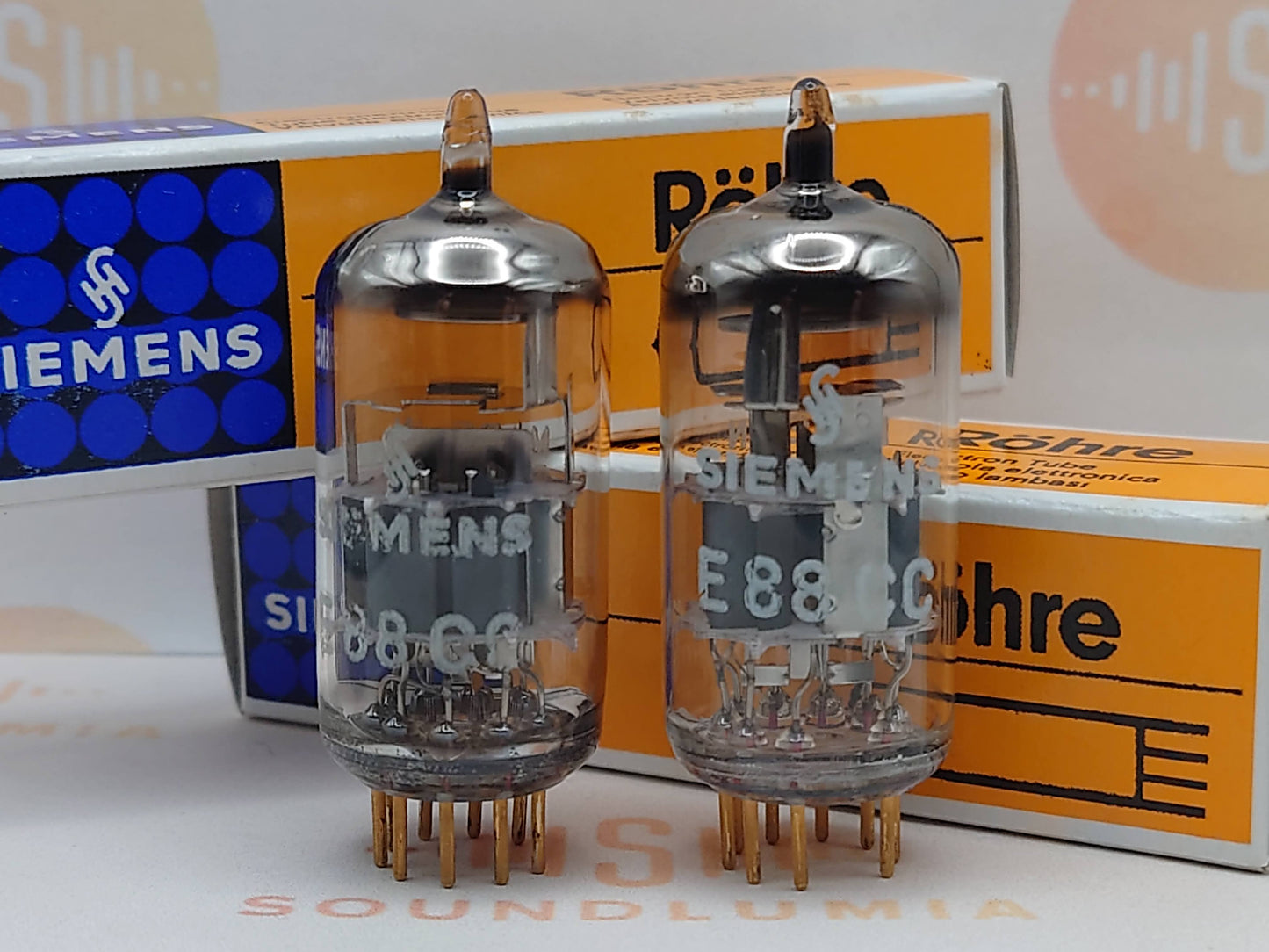 Siemens E88CC 6922 Silver Shields - Germany