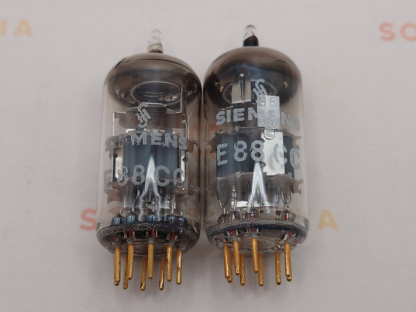 Siemens E88CC 6922 Silver Shields - Germany