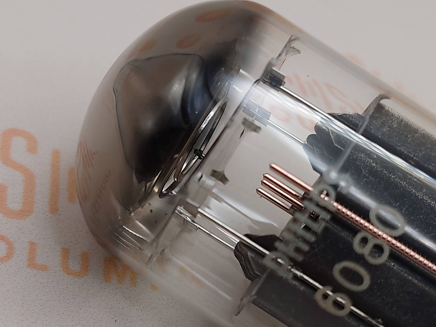 Mullard 6080 6AS7 3片云母黑板金属底座 - 米查姆