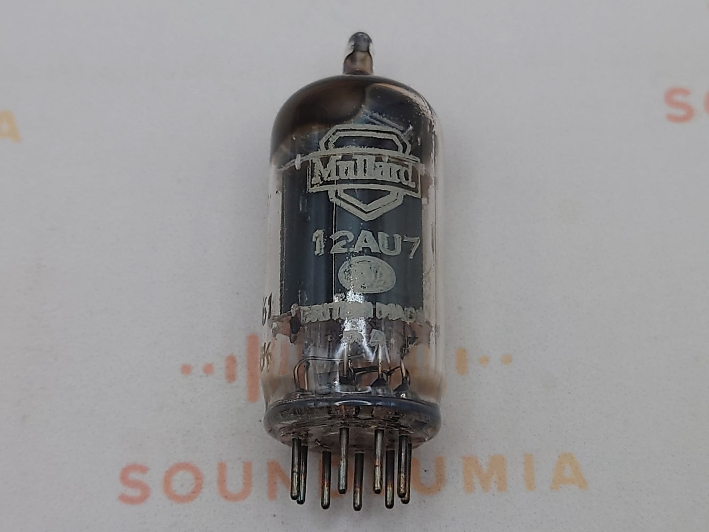 Mullard CV491 Long Plates Square Getter