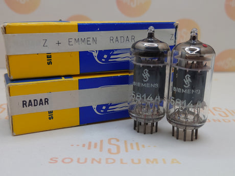 5814A Matched Pair w/ Original Box - 1960s