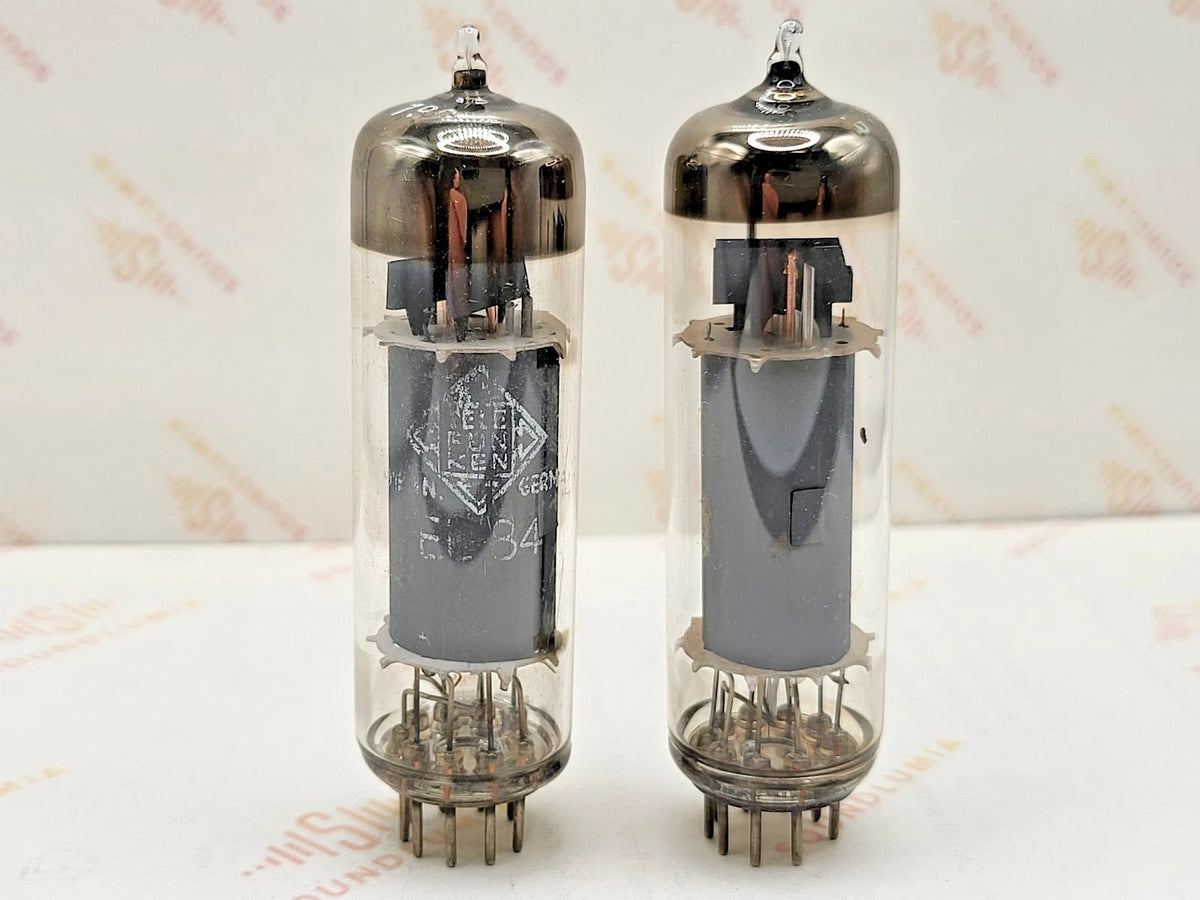 Telefunken EL84 6BQ5 O-getter ◇ Bottom - Germany