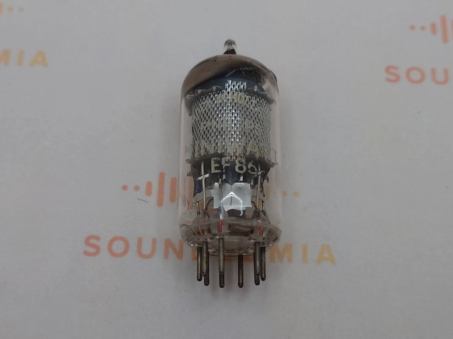 1x Philips EF86 Maschenplatten Quadratischer Getter - Sitard 1955 - Stark  