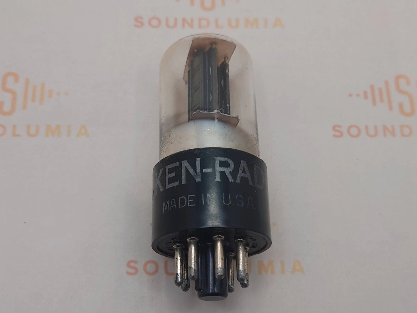 KEN-RAD 6SN7GT Schwarze Platten  