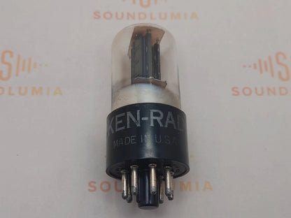 KEN-RAD 6SN7GT Schwarze Platten  