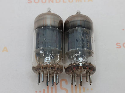 Philips ECC83 12AX7 Short Plates Matched Pair - Monza 1959/1960 I60 - Strong