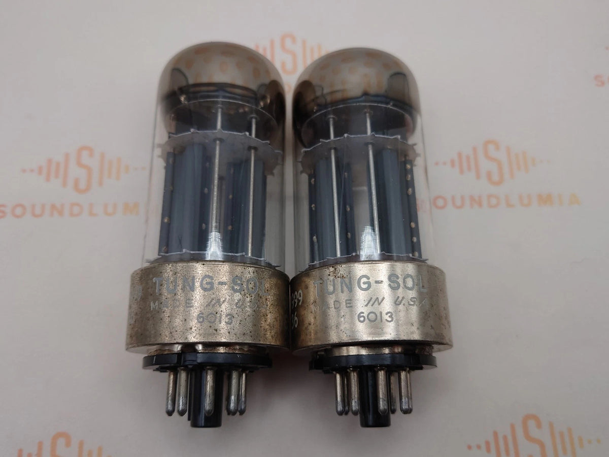 Tung-Sol 7236 (Mil. Specs 6080) Metal Base Matched Pair - USA - Same code