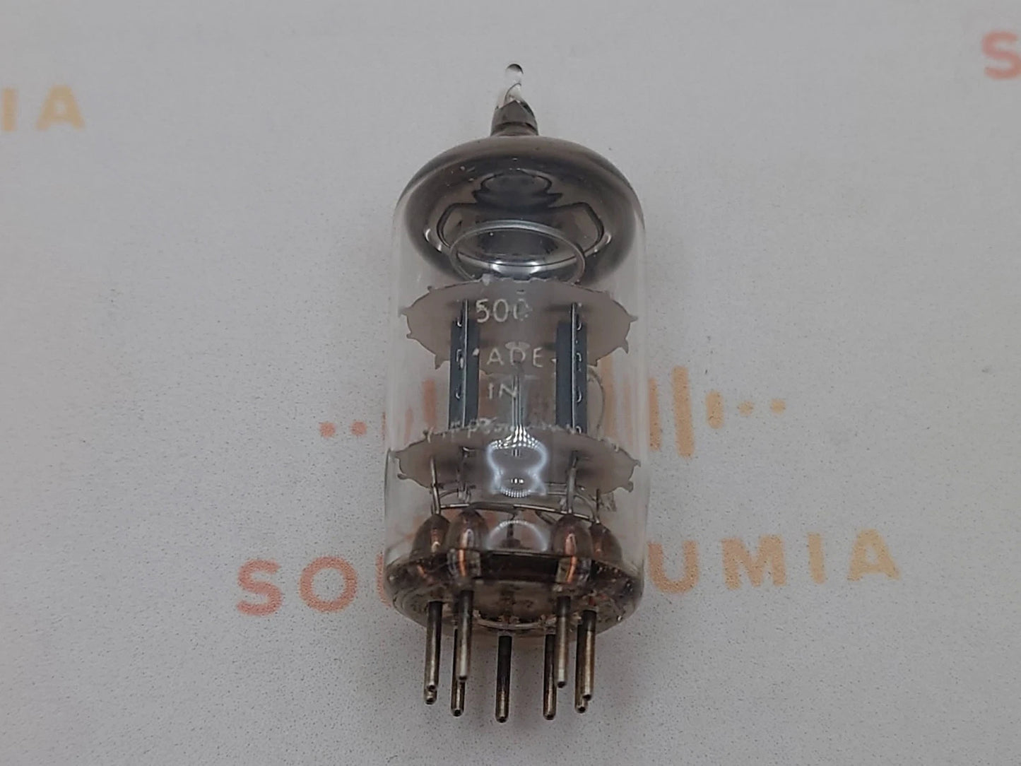 1x Lorenz ECC81 12AT7 Pre-SEL Weißes Rundes Logo - Stuttgart 1950er - Stark
