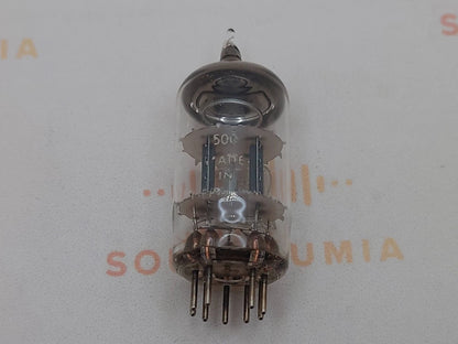 1x Lorenz ECC81 12AT7 Pre-SEL Weißes Rundes Logo - Stuttgart 1950er - Stark
