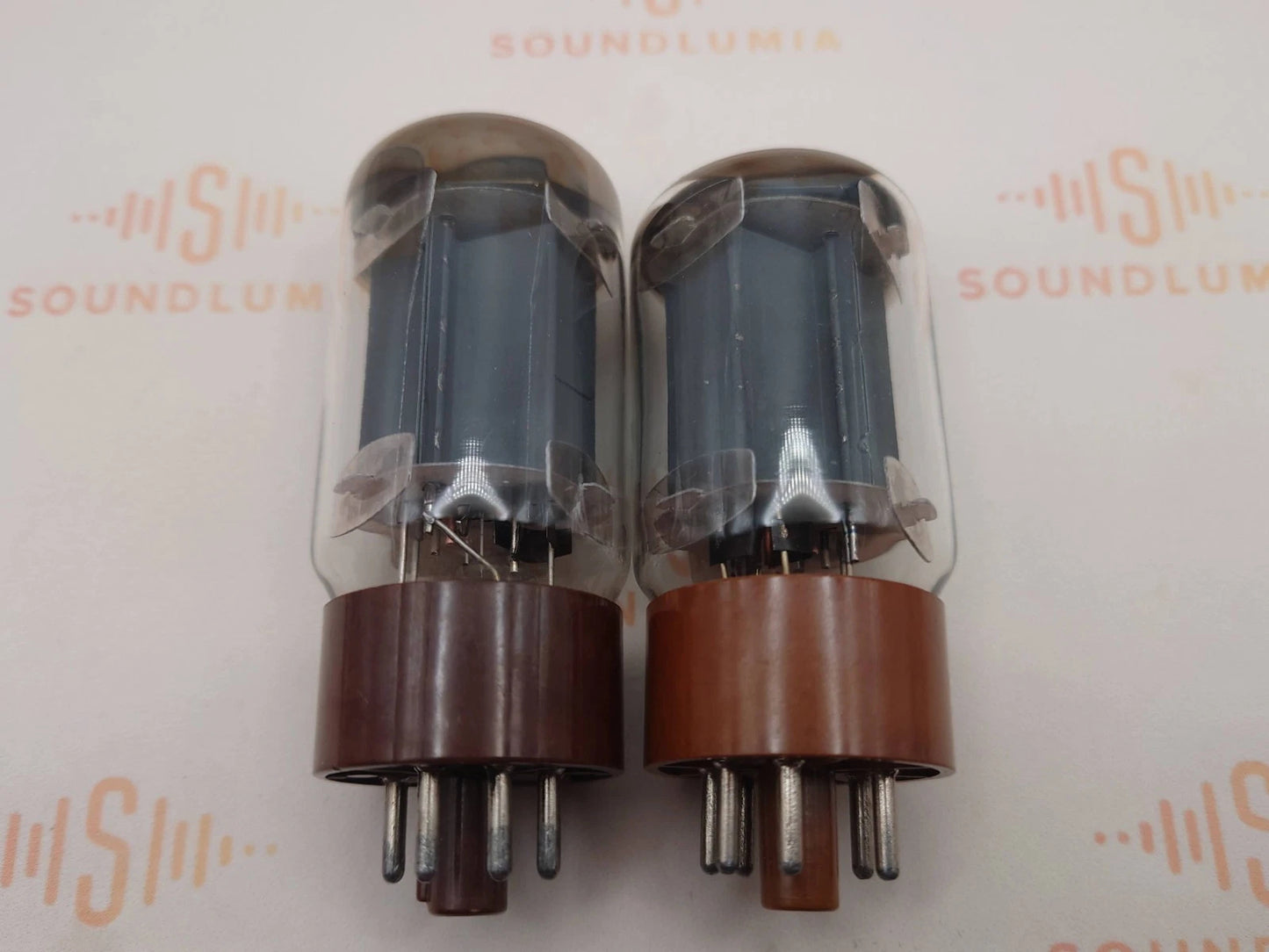 Tung-Sol 5881 Oberer Dreifach Quadratischer Getter Passendes Paar - Hergestellt in USA - Stark