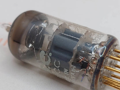 Mullard CV2492 E88CC O-getter - Mitcham