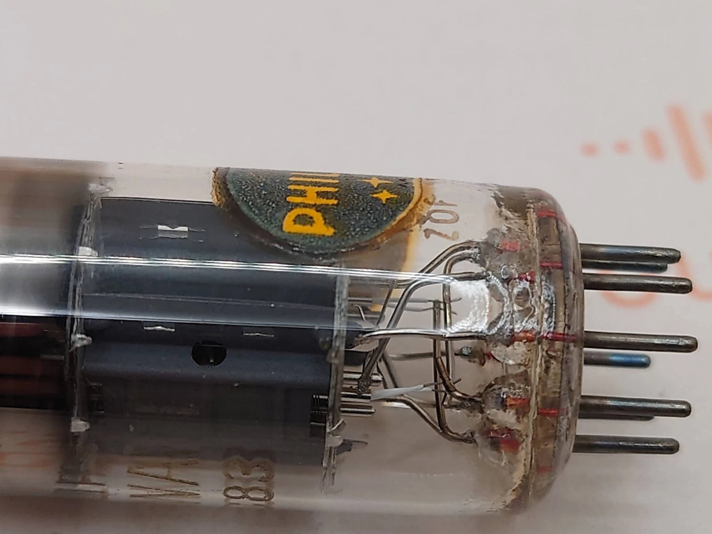 Philips ECC83 12AX7 Short Plates Matched Pair - Monza 1959/1960 I60 - Strong