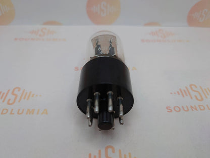 1x Philips 6SN7GT Bottom Rectangle Getter – Holland 1960s – Tests NOS
