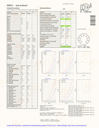 Telefunken E88CC 6922 ◇ Bottom