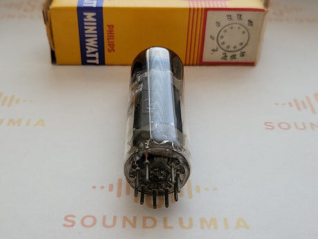 Philips EL84 6BQ5 vacuum tube with D-Getter and Gold Pins, image 21