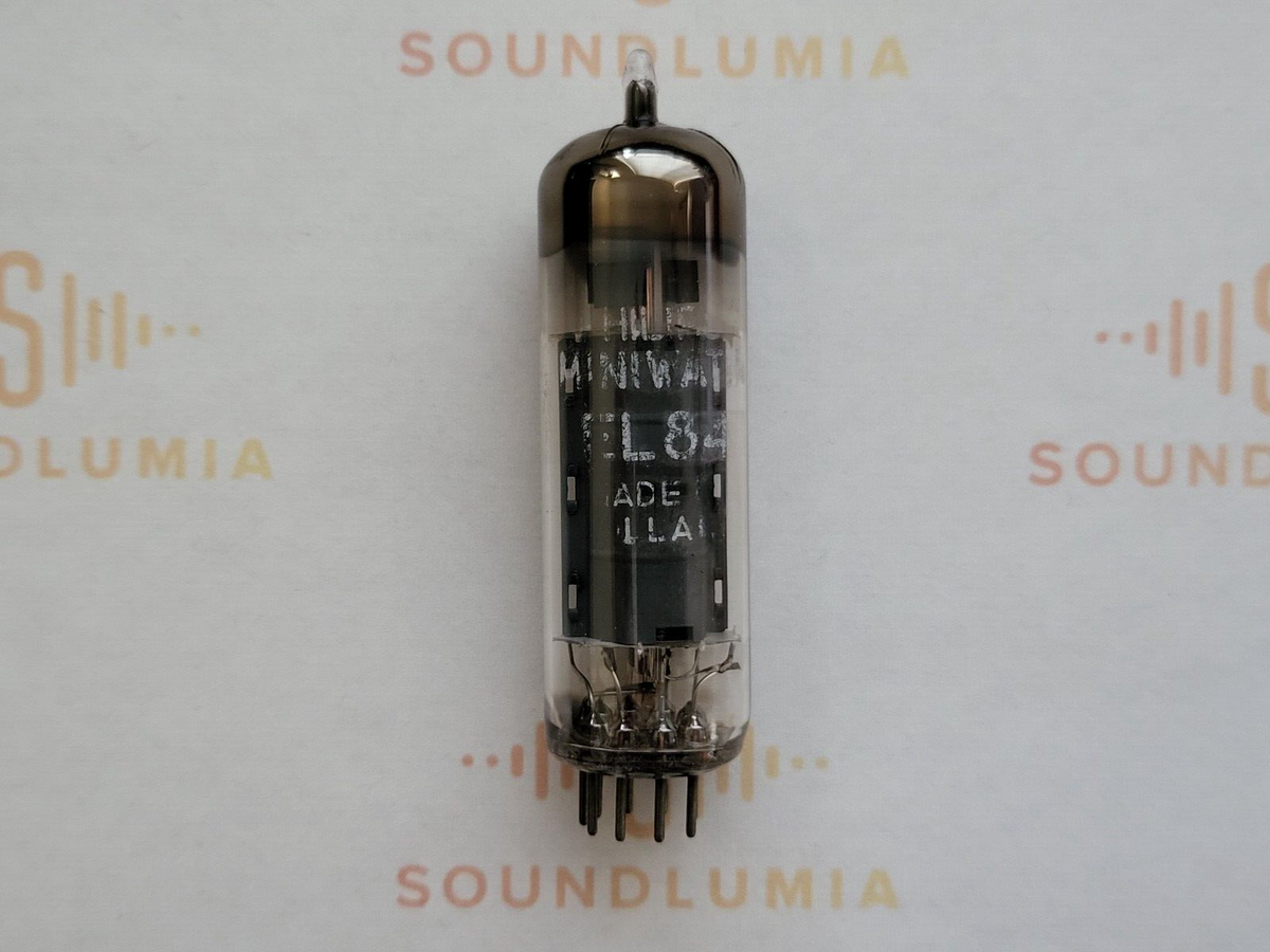 Philips EL84 6BQ5 vacuum tube with D-Getter and Gold Pins, image 22
