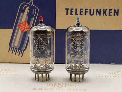 Telefunken ECC83 12AX7 Plaques nervurées Berlin  
