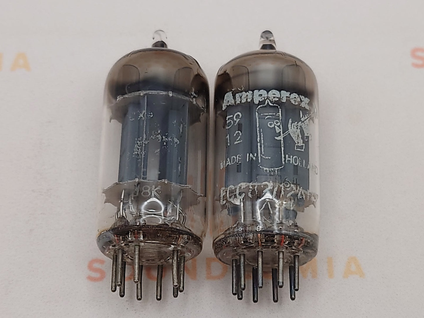 Philips ECC82 12AU7 Long Plates D-foil getter
