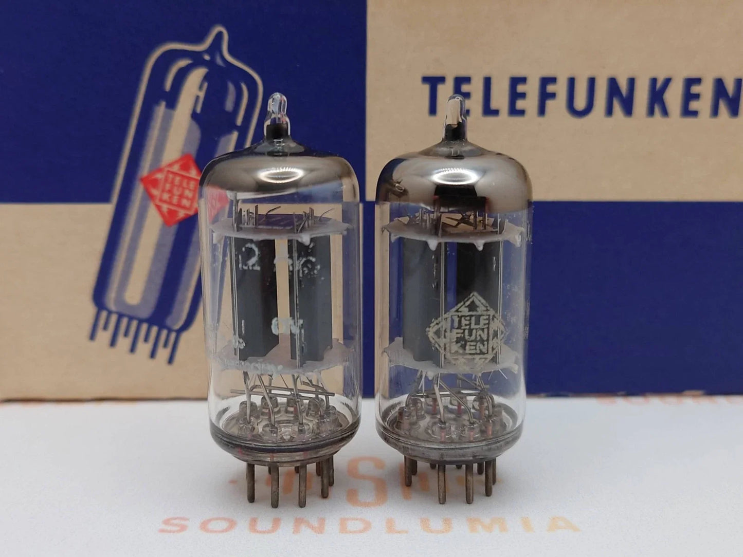 Telefunken ECC83 12AX7 Plaques nervurées Berlin  