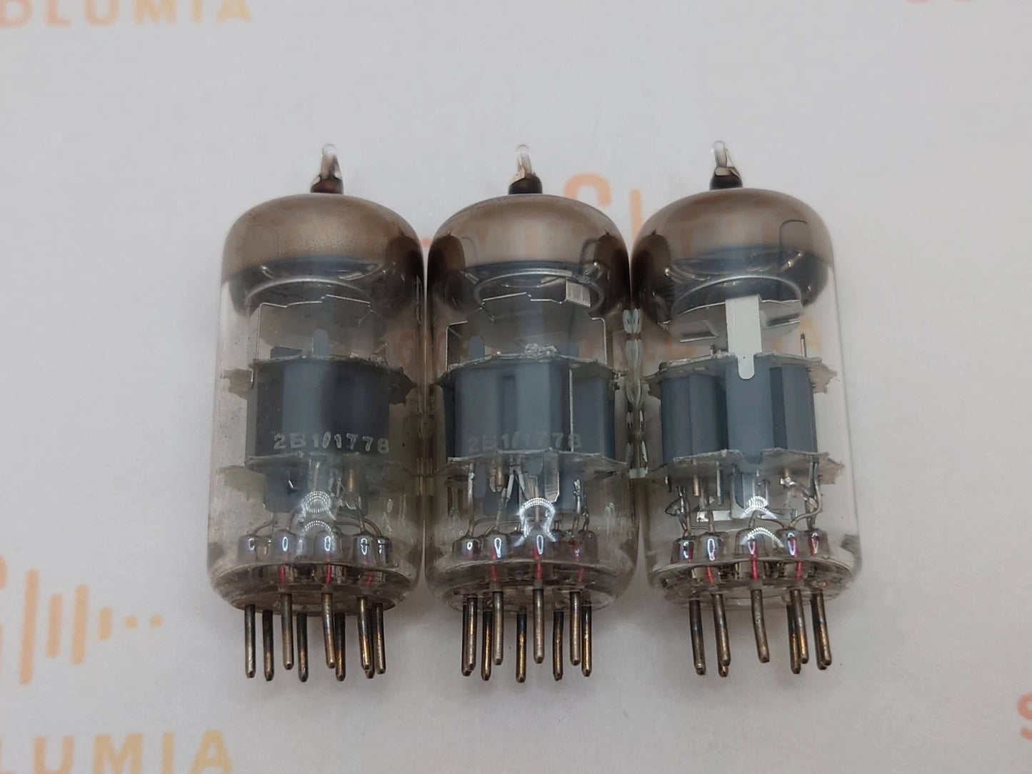 3x Brimar ECC88 6DJ8 O-Getter - Rochester 1961 - Nahe NOS