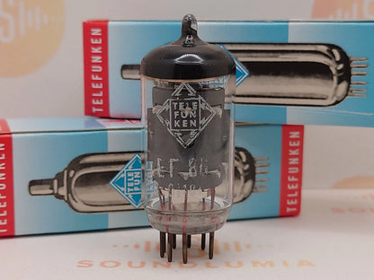 1x Siemens EF86 6267 Gray Plates - Telefunken Label - Germany - NOS+