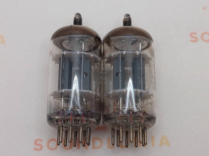 Valvo ECC83 12AX7 Short Plates Dimple Disc Getter - Heerlen