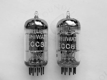 Philips ECC83 12AX7 Short Plates O-getter - Heerlen
