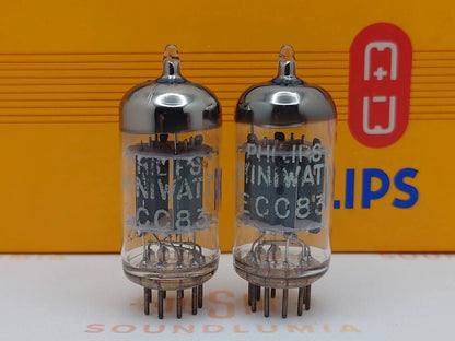 Philips ECC83 12AX7 Short Plates O-getter - Heerlen