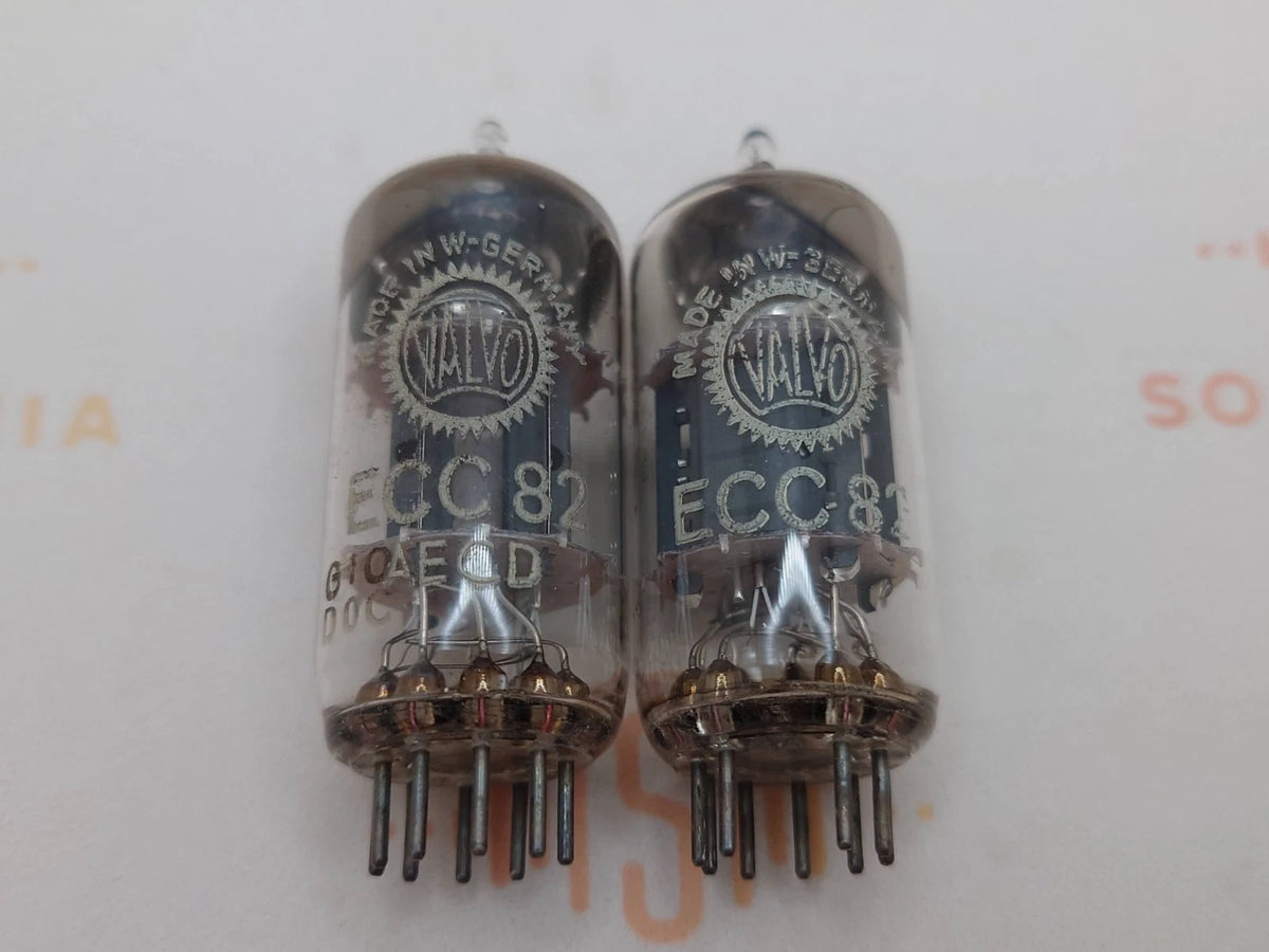 Valvo Amburgo ECC82 Piastre Corte 30° O-Getter