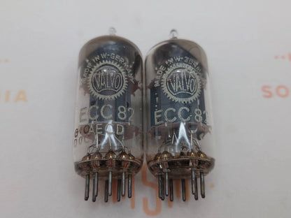 Valvo Amburgo ECC82 Piastre Corte 30° O-Getter