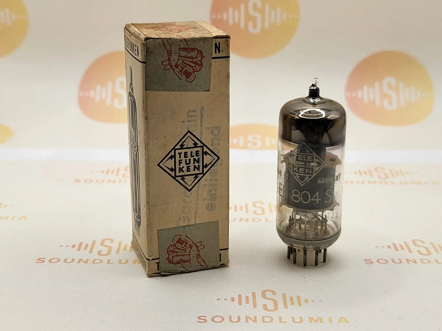 Telefunken EF804S Getter O ◇ Inferiore