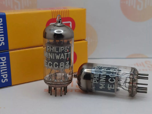 Philips ECC83 12AX7 Short Plates O-getter - Heerlen