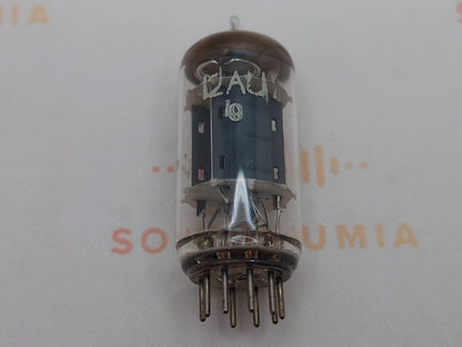 Telefunken ECC82 Rippenplatten Red Tip Matched Trio - ◇ Basis - Berlin '61 - NOS 