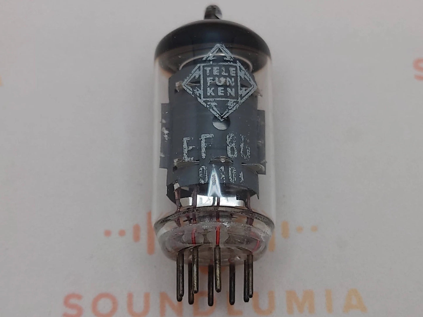 1x Siemens EF86 6267 Gray Plates - Telefunken Label - Germany - NOS+