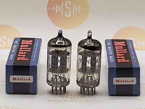 Mullard ECC82 12AU7 vacuum tube with O-Getter and Short Plates, image 1