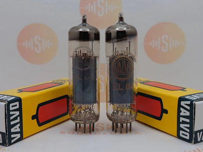 Valvo EL84 6BQ5 Matched Pair - Hamburg '60/'61 rX3 - Stark